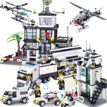 Load image into Gallery viewer, City Street Police Station Sets Lego