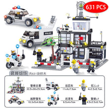 Load image into Gallery viewer, City Street Police Station Sets Lego