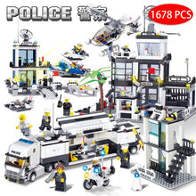 Load image into Gallery viewer, City Street Police Station Sets Lego