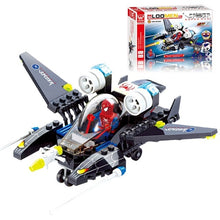 Load image into Gallery viewer, 112pcs Super Hero Spider Man Airplane Lego