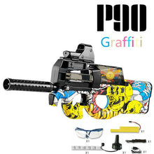 Load image into Gallery viewer, P90 Electric Toy GUN Water Bullet Bursts Gun  Graffiti Edition Toys