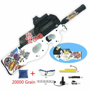 P90 Electric Toy GUN Water Bullet Bursts Gun  Graffiti Edition Toys